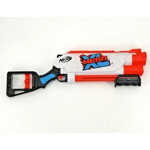 NERF Mega XL Double Crusher Blaster Dual Barrel Pump - Tested & Works w/ Darts